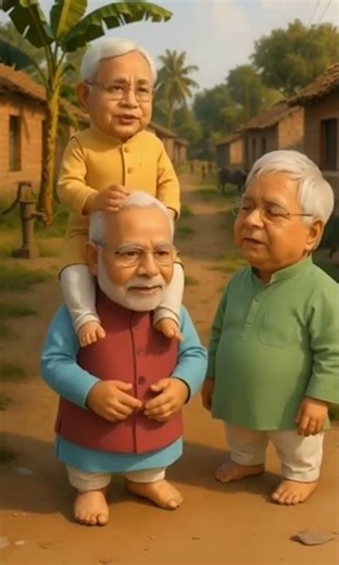 Cute Hug Moment — AI Cartoon Friendship Comedy 😄