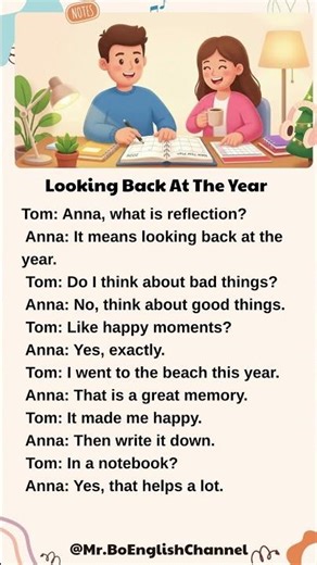 Looking Back At The Year #learnenglish #englishforbeginners #englishconversation