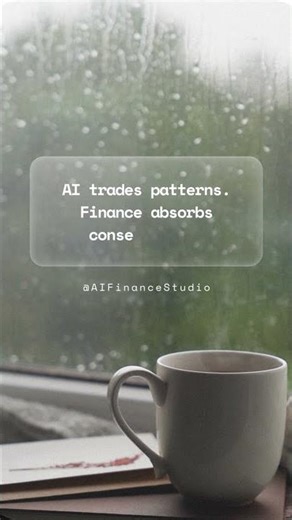 AI Trades Patterns. Markets Pay the Price #digitalfinance #financialcrime