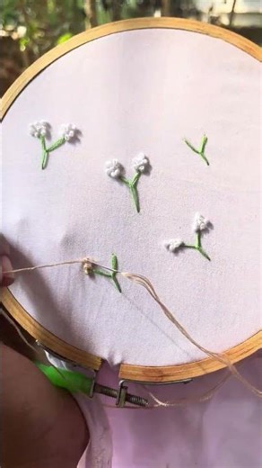 Small jasmine flowers #embroidery #design #embroiderylover