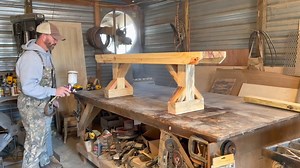 Just finishing up my barnstyle door build! Prepping for finish and applying clear coat. Preciate Y'all! | Jeff Barron