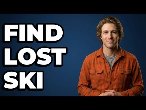 How Can You Find a Ski Dropped Deep In Powder?