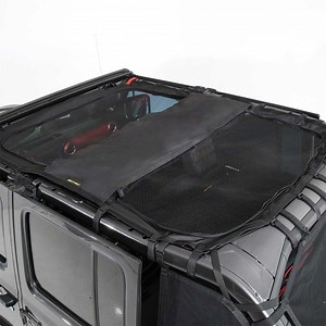 Smittybilt Jeep Wrangler Extended Shade Top with Skylights 97500 (18-25 Jeep Wrangler JL 4-Door) - Free Shipping
