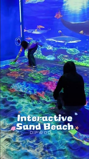 Indoor Beach Magic: Create Immersive Game Worlds with Interactive Sand Beach #interactivegame