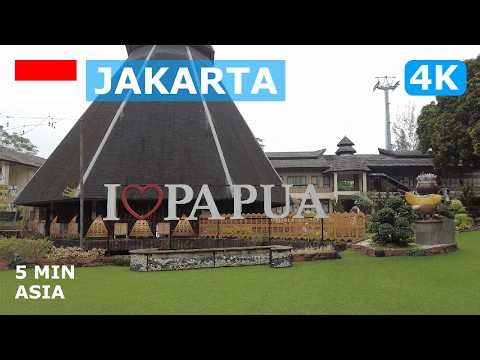 🇮🇩 Indonesia - Jakarta: 5 Minutes Walking Tour - 4K