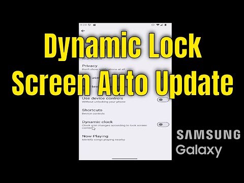 Samsung Galaxy - How to Enable / Disable Dynamic Lock Screen Auto Update