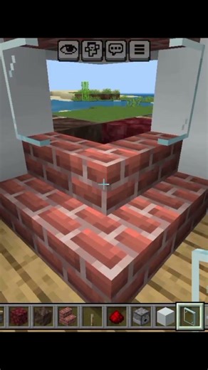 This minecraft fireplace is pure magic 🔥✨#minecraft #minecraftshorts #satisfying #gaming