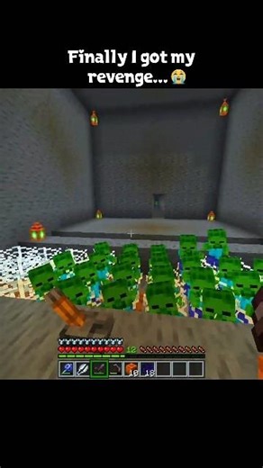Minecraft baby zombie moment...😭