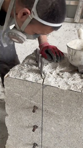 Rust Stone Processing: Natural & Split Surfaces of Granite