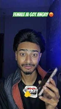 Female AI to Gemini ka nam sunkr gussa hogyi💀Experiment on AI make me shocked 🤯 #hc_rxn19