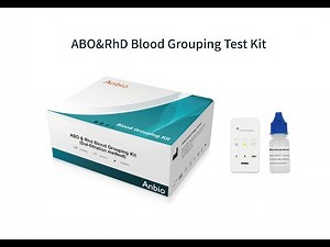 Anbio ABO ABO & Rhd Blood Grouping Kit Operation Instruction