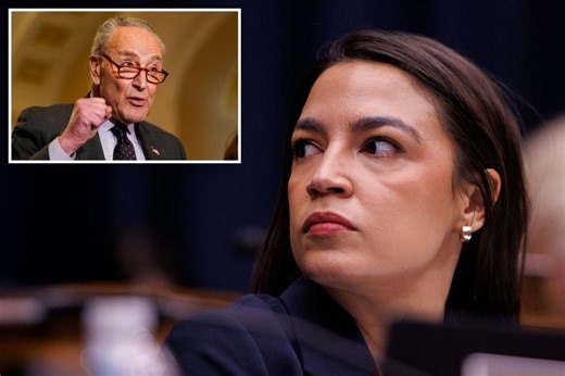 Dems push AOC to primary Schumer, furious over his support of Republican spending bill: report