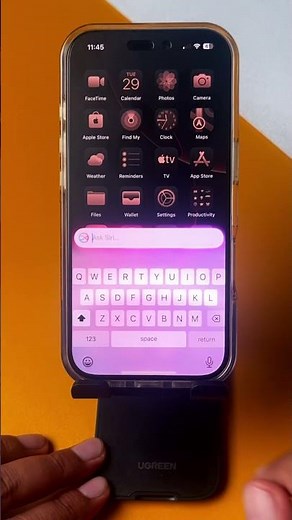 Cool New Siri Animation on iOS 18! It's fun and futuristic! #Shorts