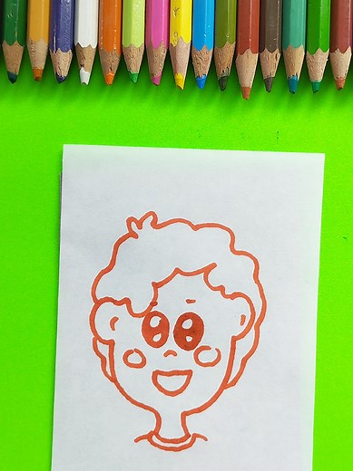 Cómo dibujar la cara de un niño fácilmente
