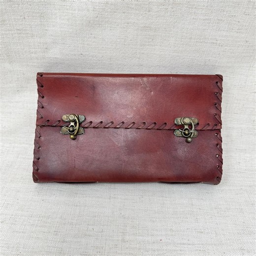 Leather Handmade Journal Notebook With Recycled Pages | Vintage Style Blank Writing Journal - Etsy