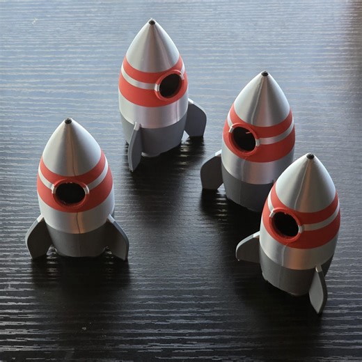 3D Printed Rocket Toy | Mini Rocket Ship Decor | Space Desk Toy | Rocket Figurine for Kids & Space Lovers - Etsy
