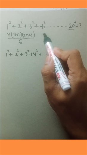 1² + 2² + 3²… = ? 😳 90% log galat karte hain!” #maths #railwayexam