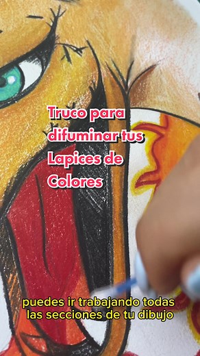 Truco para difuminar tus lapices de colores #difuminarcolores #lapicesdecolores #difuminarlapicesdecolores #clasesdearteypintura #clasesparaniños