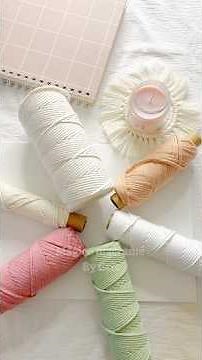 👉 What yarn to buy for macrame (Beginner's guide)