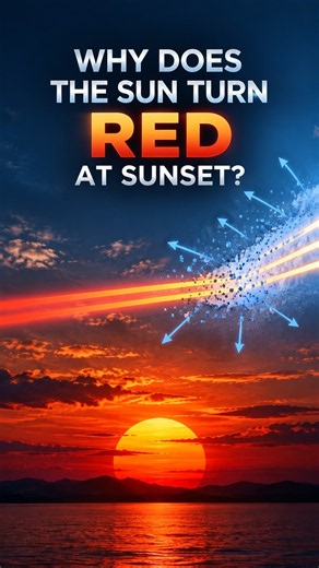 Why Does the Sun Turn Red at Sunset? ☀️