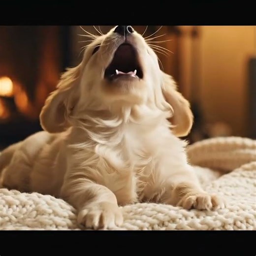 Puppy’s First “Awoo”? 😭🐶