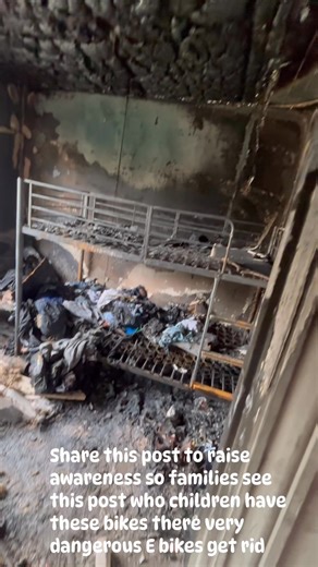 ((((( E BIKE FIRE )))))) share wide and far this could save some one’s life pedal assist 250 watts wasn’t on charge but set on fire ✅✅✅ you here stories but you never think it would be you 🥲 iv seen multiple post about this happening even happened to people that I know ￼and weeks later it happens in my house my son brought this bike one day before this happened most electric bikes and scooters are the same it don’t matter what make / model they are if your children have these get rid guys 🙏 | 