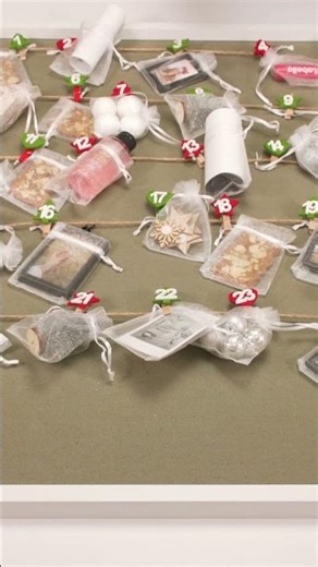 Bilderrahmen mit Schnur– Der kreative und individuelle Adventskalender #kurzvideo #pictureframe #art