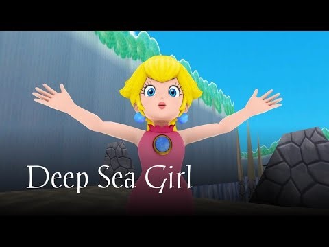 💖 【MMD】 Princess Peach dances to Deep Sea Girl v2 💖