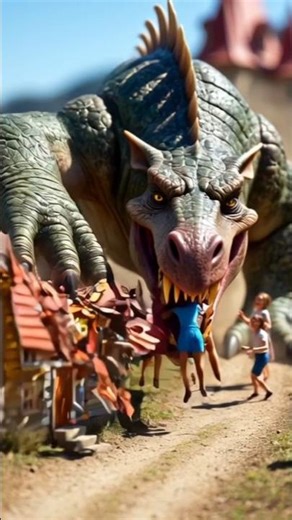 dragon 🐲 attack #rear creatures #viral video for you