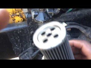 Servicing a 3406B CAT Fuel Water Separator | 425 CAT