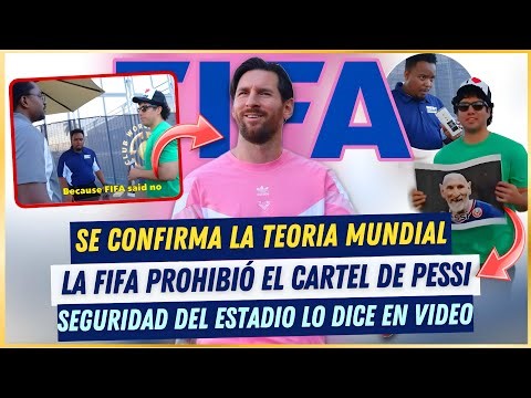 🚨 OFFICIAL: FIFA BANS PESSI POSTER FROM STADIUMS "MESSI THE PRINCESS OF FIFA" 💥 LEAK VIDEO