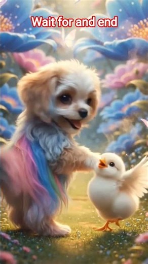 The Cutest Dance Battle Ever! 🐶🐥#wonderverse #shorts #viral #ytshorts #CutePuppy #DancingAnimals