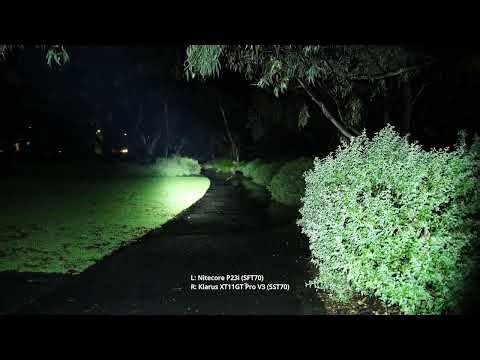 SST70 vs SFT70: Klarus XT11GT Pro V3 vs Nitecore P23i