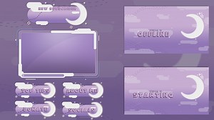 FREE PURPLE SKY ANIMATED OVERLAY - Storme Graphics