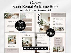 Airbnb Welcome Book Template Airbnb House Guide Editable Airbnb Signs Short Rental Guidebook Airbnb Host Printables Rent House Manual - Etsy Canada