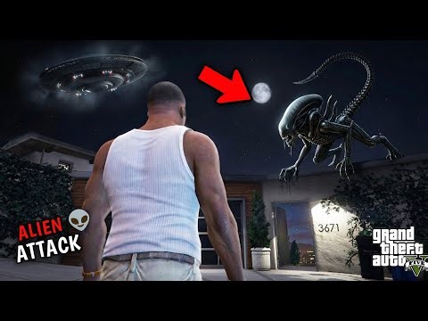 GTA 5 : Franklin & Shinchan Hiding from ALIENS?! 👽 || Part # 01 || Afaq Hub