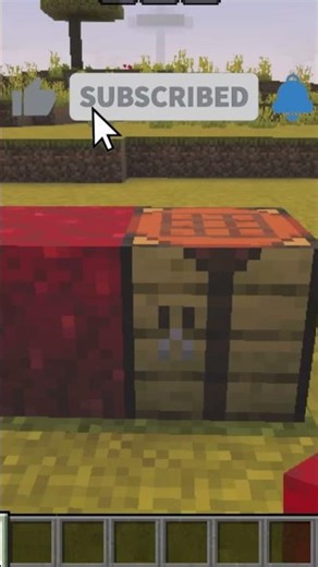 Did You Know You Can Craft Nether Wart Blocks In Minecraft? #shorts