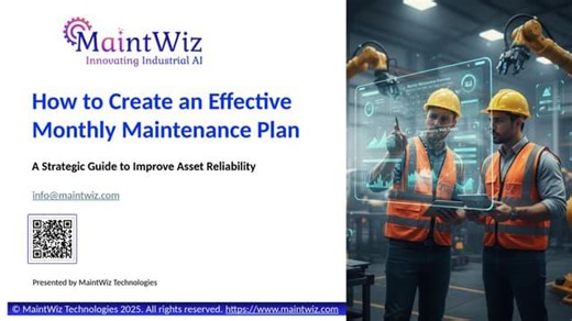Disciplined Monthly Maintenance Planning for Reliable Plant Operations | Balaji Subramanian posted on the topic | LinkedIn