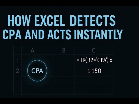 How To Make Excel Think For You