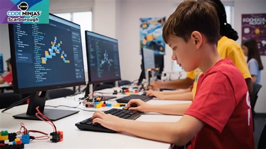 From circuits to chatbots 🤖✨ At Code Ninjas AI Robotics Academy, our young tech explorers don’t just play with tech — they become the creators. #FutureReady #CodeNinjas #AI #Robotics | Code Ninjas Scarborough