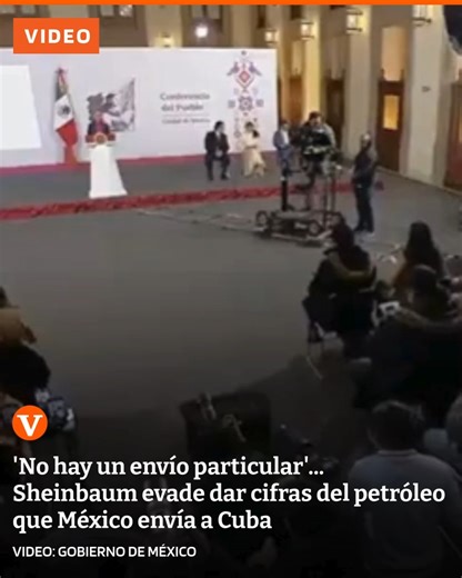 VanguardiaMX on Instagram: "La presidenta de México, Claudia Sheinbaum Pardo, afirmó durante la conferencia de prensa de este día que el envío de petróleo a Cuba no ha incrementado respecto a niveles registrados anteriormente y que forma parte tanto de la política exterior mexicana como de la ayuda humanitaria que el país otorga. Sheinbaum señaló que, ante la situación actual en Venezuela, México adquiere un papel relevante como proveedor, aunque reiteró que los niveles de suministro no han aume