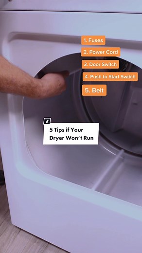 5 Quick Tips for a Non-Starting Dryer