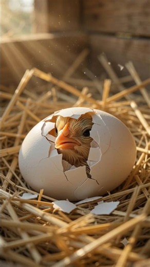 🐣 Baby Chick Hatching from Egg 🥚 | Amazing Birth of a Cute Chick | Nature Shorts #shorts