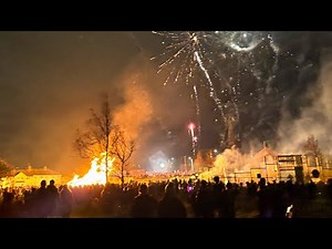 Bonfire night 2025 Birkenhead Northend Community bonfire 🔥 and fireworks display 🎆