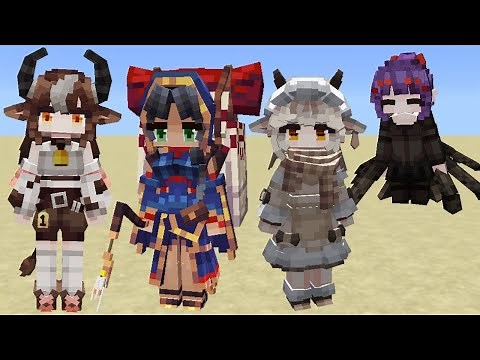 Dokimobs MOD in Minecraft – Meet the Anime Versions of Mobs!