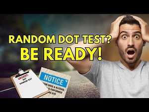 DOT Random Drug Testing Explained for Drivers