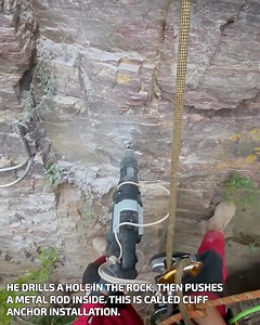 39K views · 45 reactions | Cliff Anchor Secure Climbing Setup #SafetyFirst #CliffDrill #RopeAccess | YNP Media | Facebook