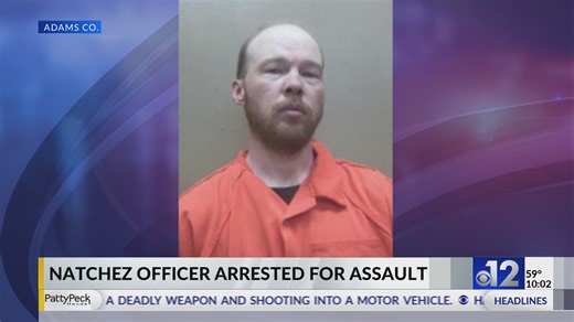 Natchez police officer arrested for domestic violence