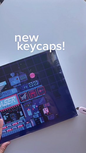 gmk laser from @drop_dotcom #drop #gmklaser #mechanicalkeyboard #keebtok #unboxing #keycaps #keyboardasmr