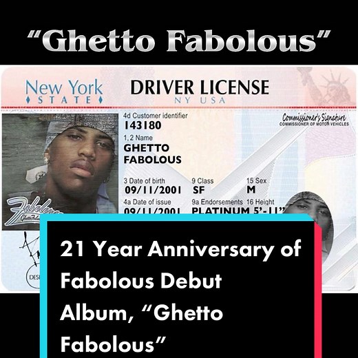 21 Year Anniversary of @myfabolouslife’s Debut Album, “Ghetto Fabolous” 💪🏾🔥🔥🔥 What’s your favorite track off the album? . . . #fabolous #brooklynhiphop #myfabolouslife #nyhiphop #hiphophistory #2000shiphop #ShowOffLandOFrost